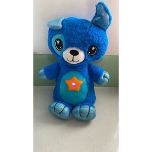 Star Belly Dream Lites Puppy Night Light Bed Time Plush Blue Cuddly Puppy